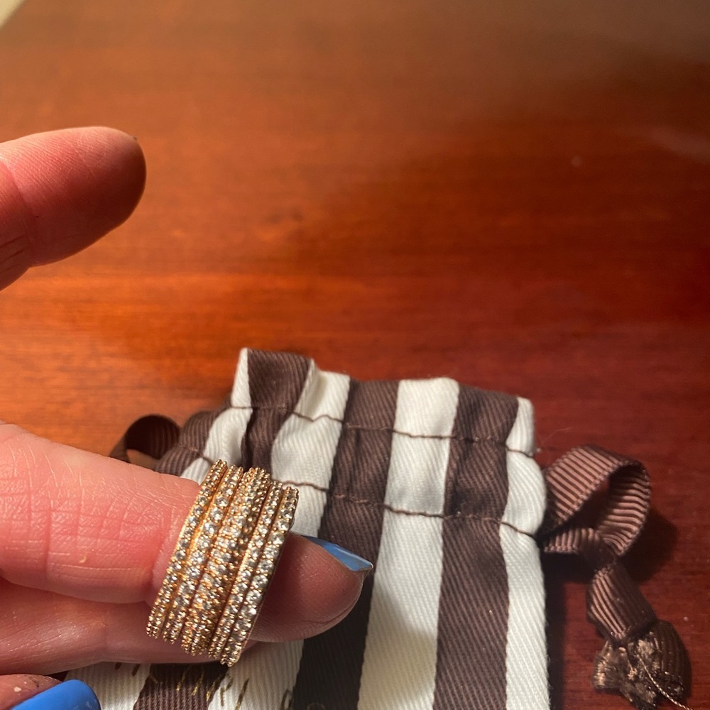 Henri Bendel Stackable Rose Gold Ring - image 4